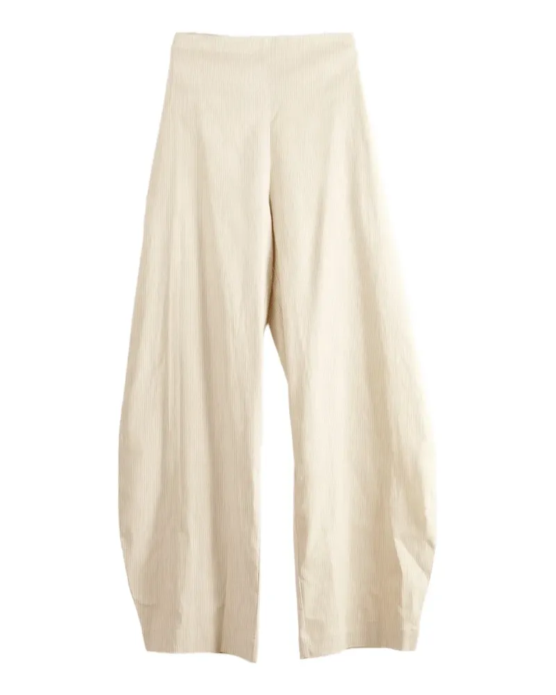 Cortana striped pleated trousers - Nude Nude