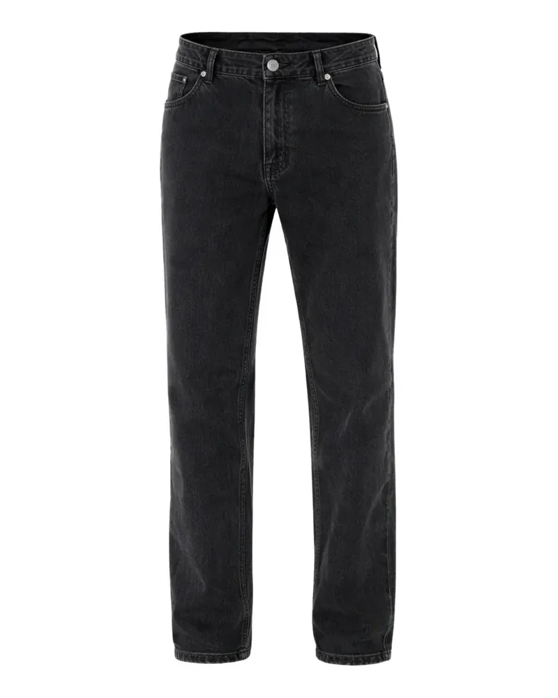 Brunello Cucinelli straight-cut five-pocket jeans - Schwarz Schwarz