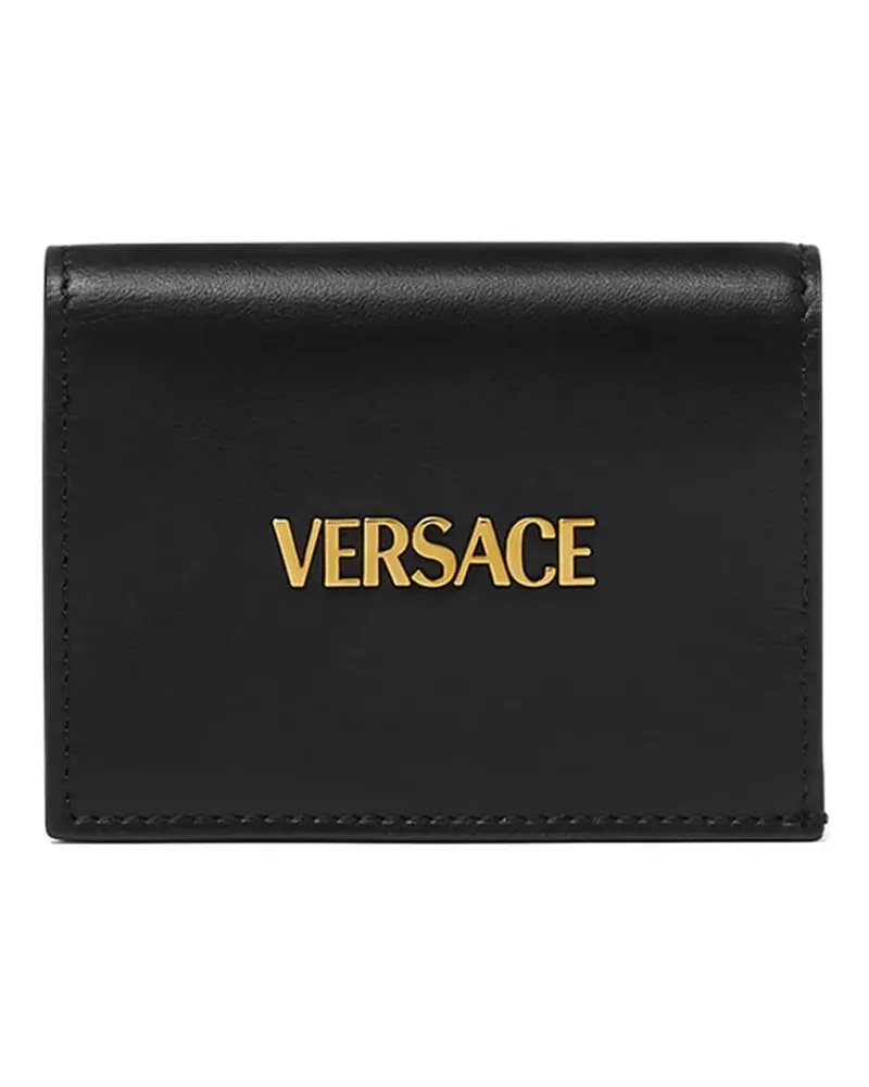 Versace Tag Portemonnaie - Schwarz Schwarz