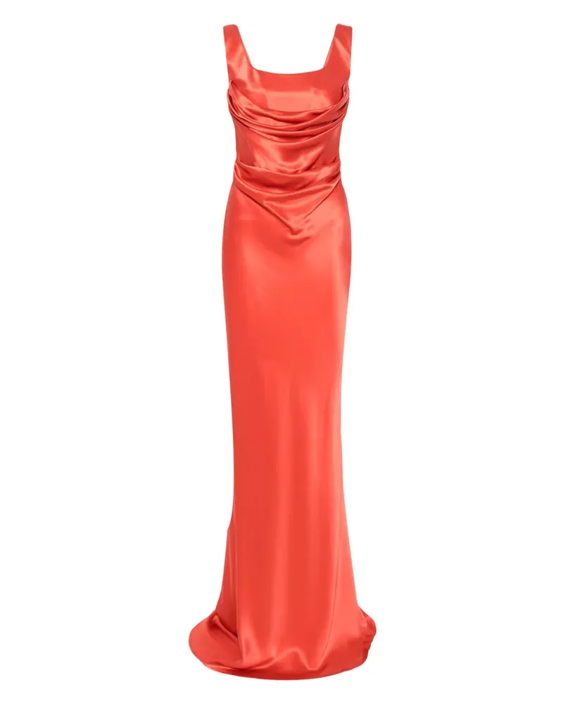 Giuseppe di Morabito Maxikleid aus Seide - Rot Rot