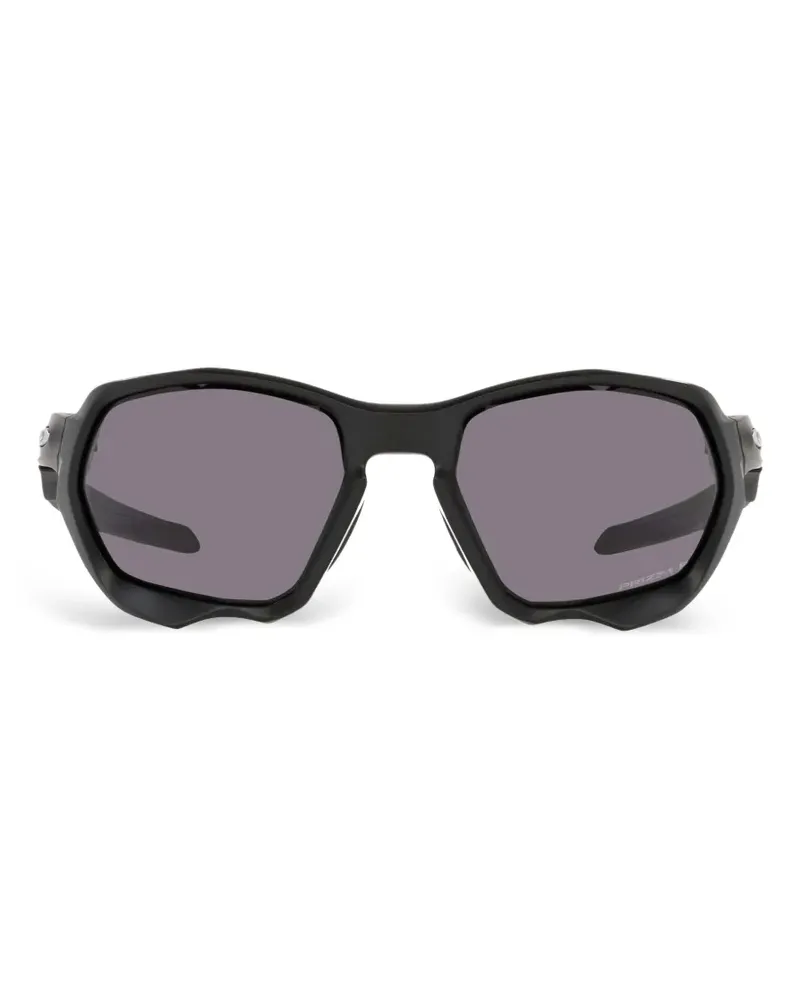 Oakley Plazma polarized geometric-frame sunglasses - Schwarz Schwarz