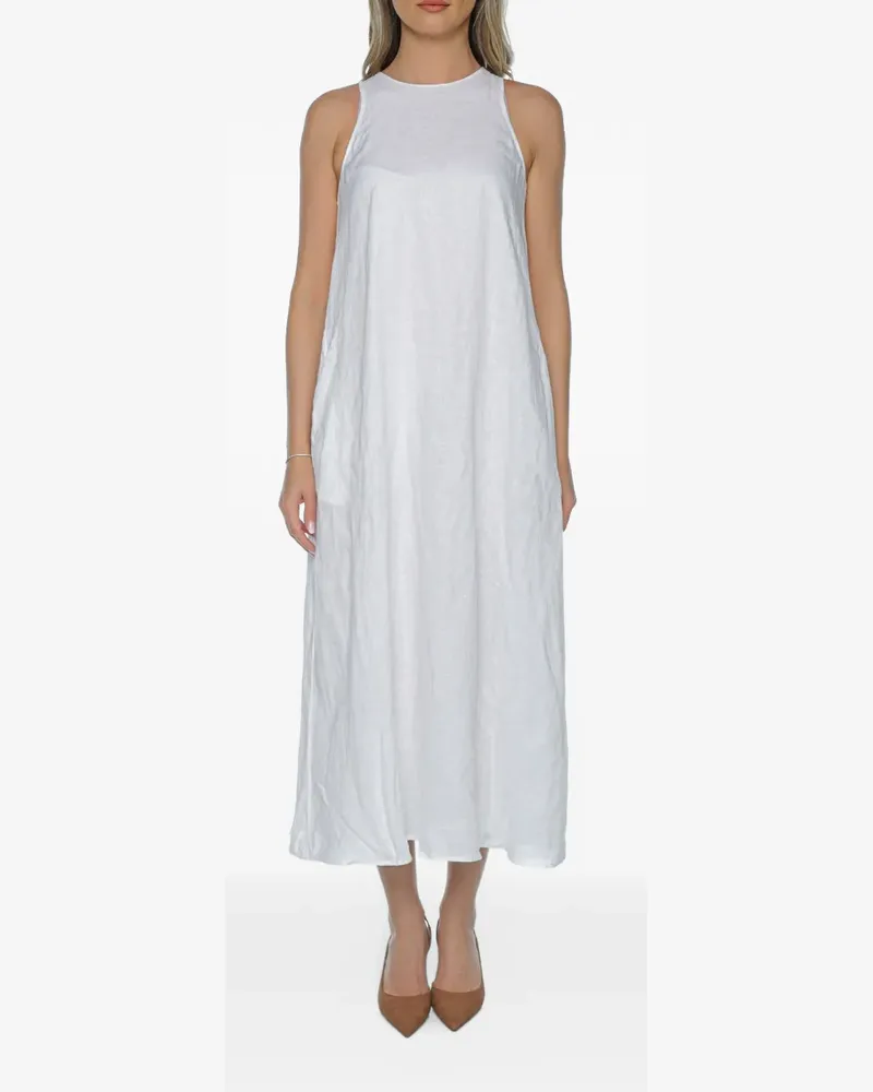 ECOALF Ukara sleeveless midi dress - Weiß Weiß