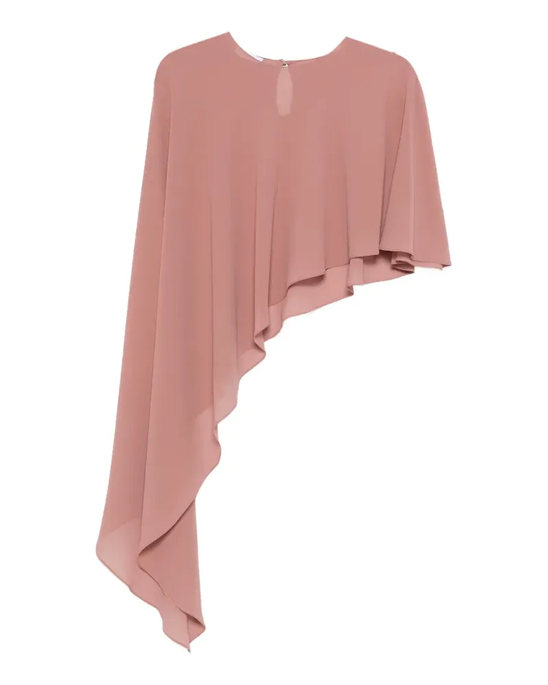 Patrizia Pepe Asymmetrischer Poncho - Rosa Rosa