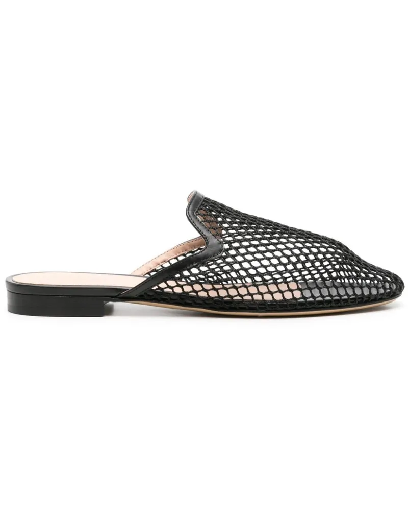 Scarosso Summer Gio Mesh-Mules - Schwarz Schwarz