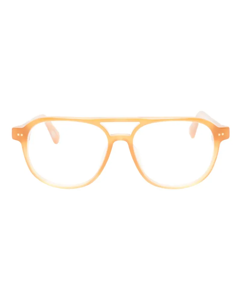 Jacquemus pilot-frame glasses - Orange Orange