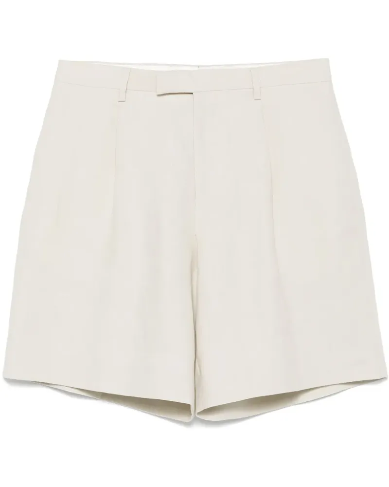 LARDINI Shorts aus Leinen - Nude Nude