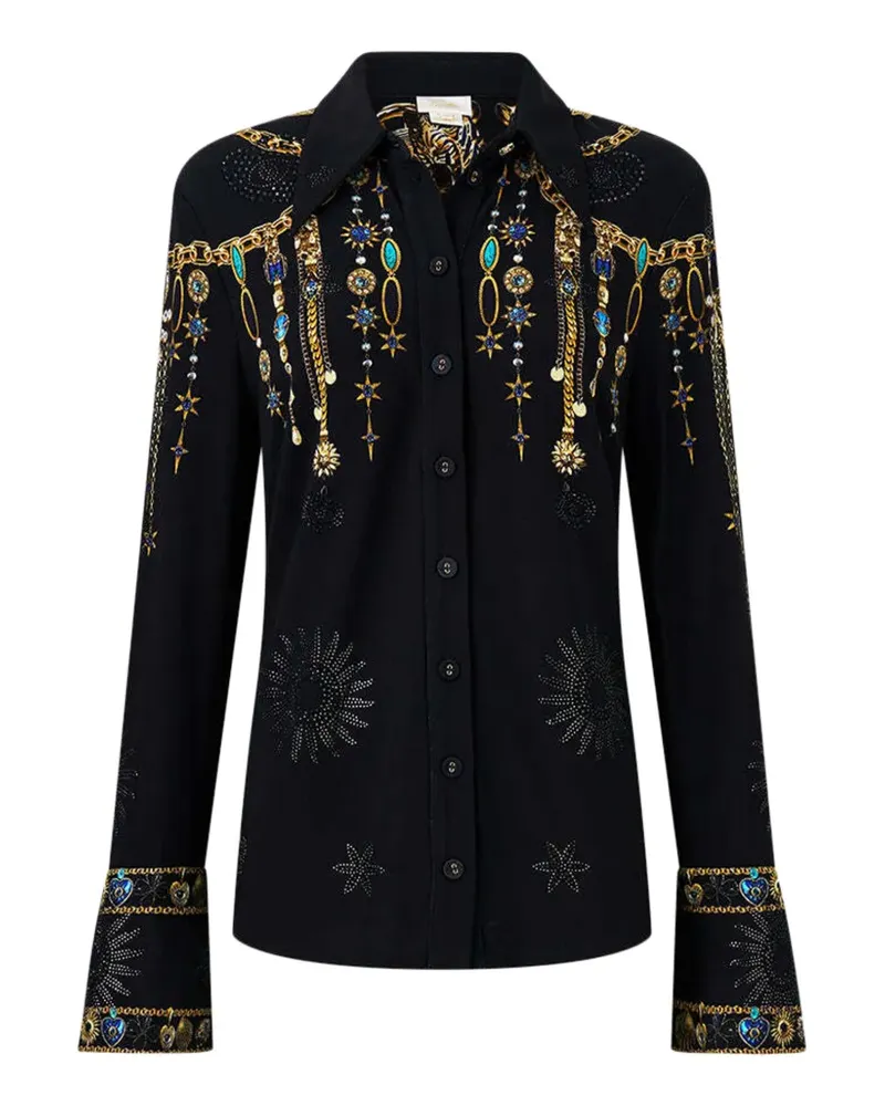 Camilla Amulets And Alchemy fitted shirt - Schwarz Schwarz