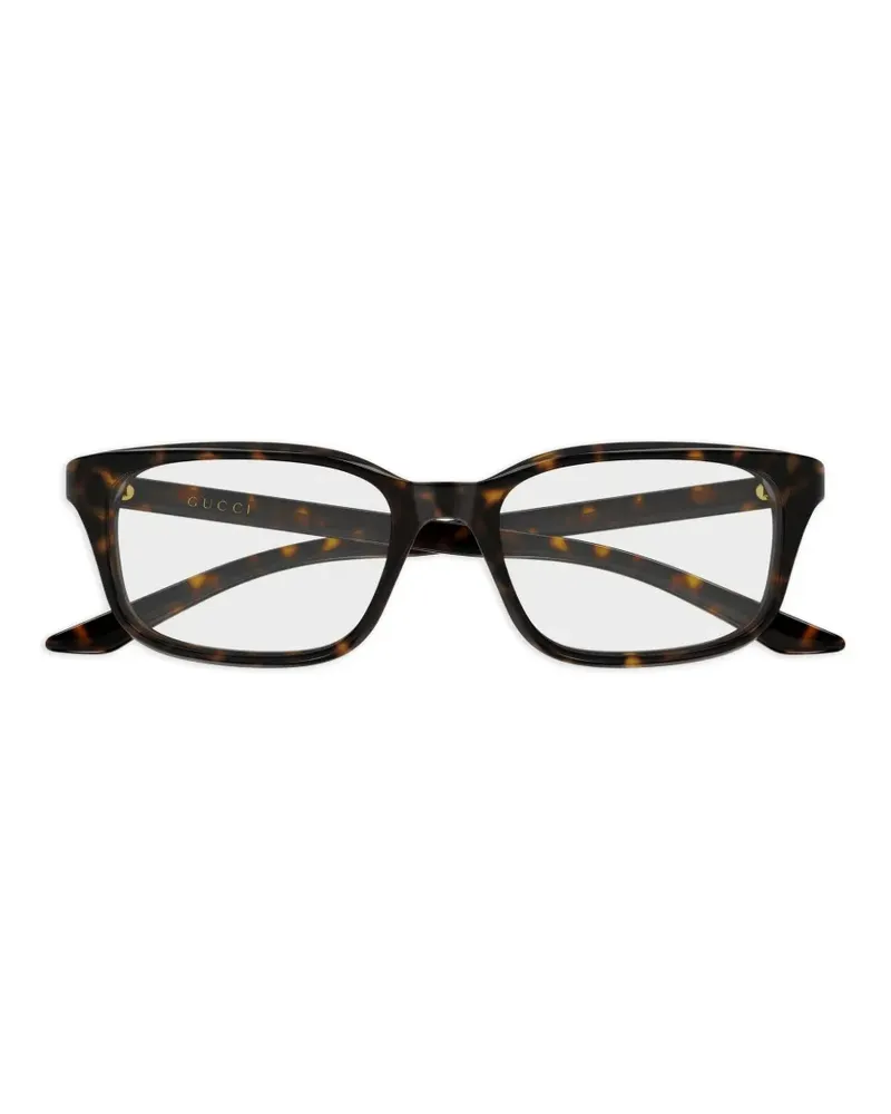 Gucci logo-detail glasses - Braun Braun