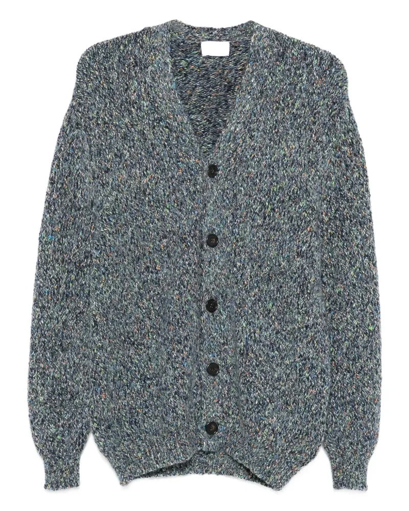 Scaglione Melierter Cardigan - Blau Blau