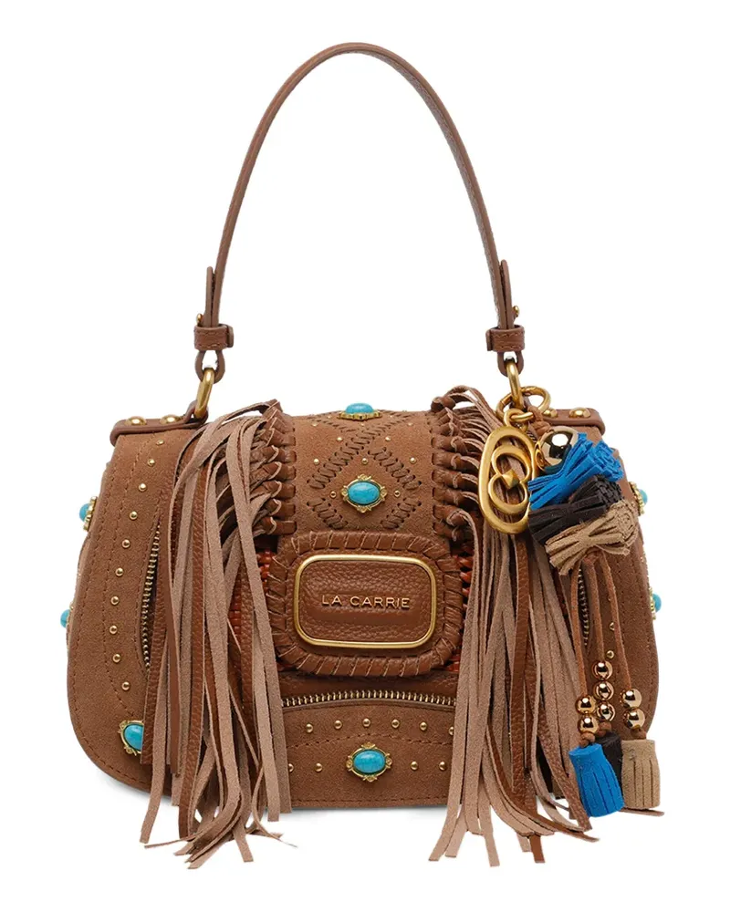 LA CARRIE Jungle tote bag - Braun Braun