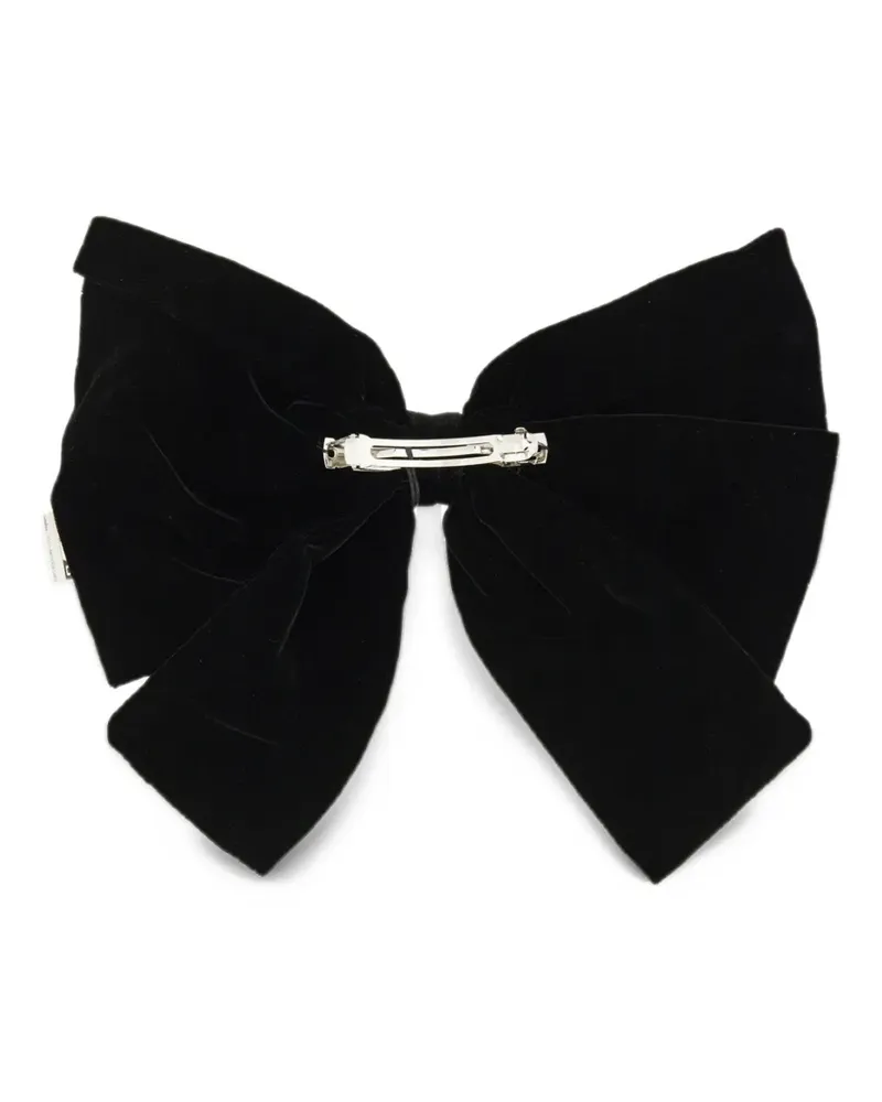 Nina Ricci velvet hair clip - Schwarz Schwarz