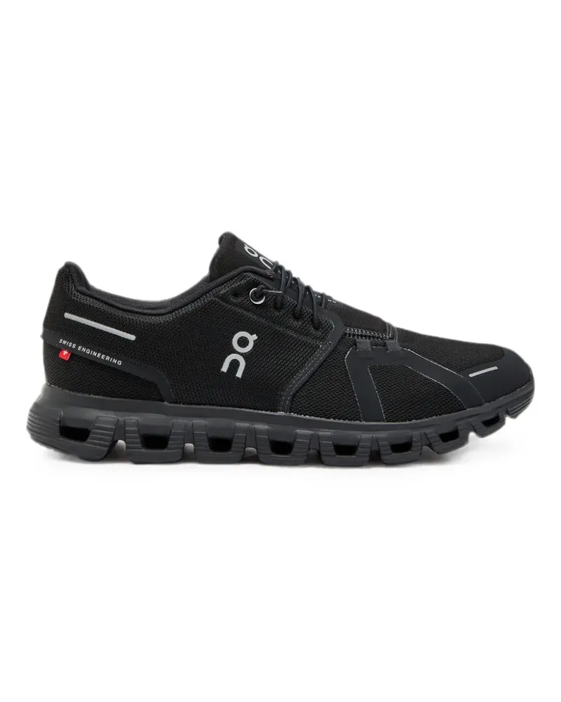ON Cloud 5 Sneakers mit Mesh - Schwarz Schwarz