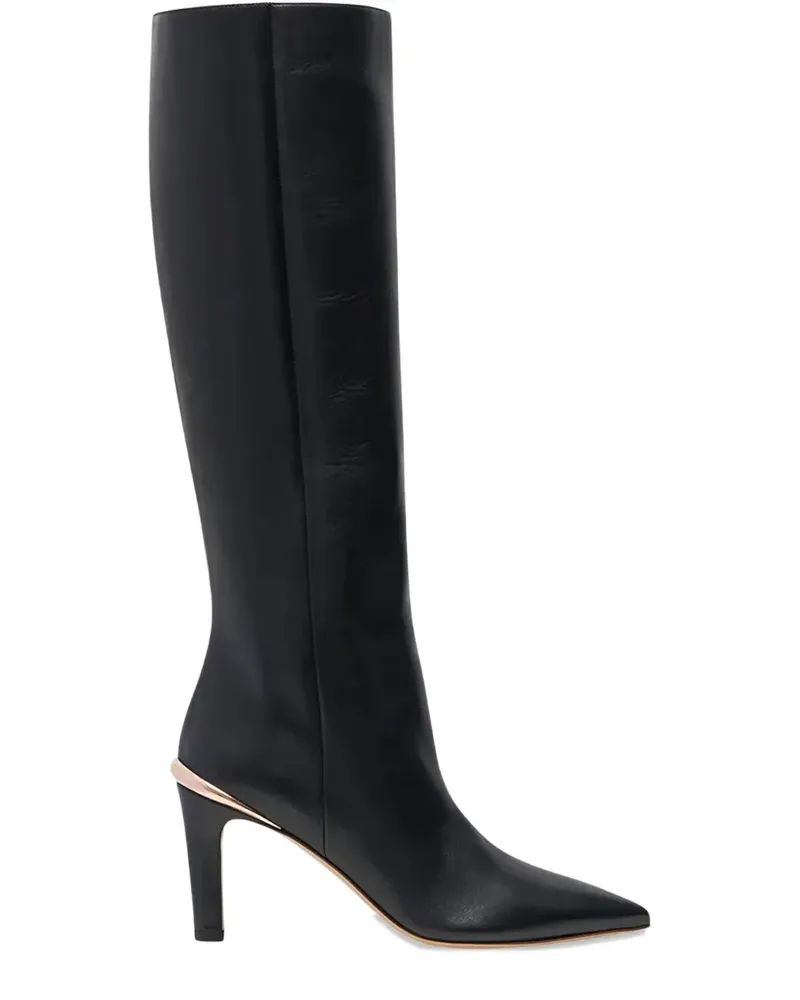 Gabriela Hearst 89mm Aura leather boots - Schwarz Schwarz