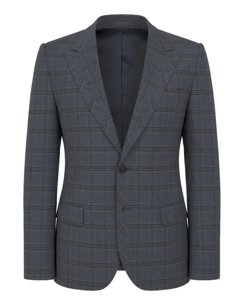 Dolce & Gabbana Sakko mit Karomuster - Grau Grau