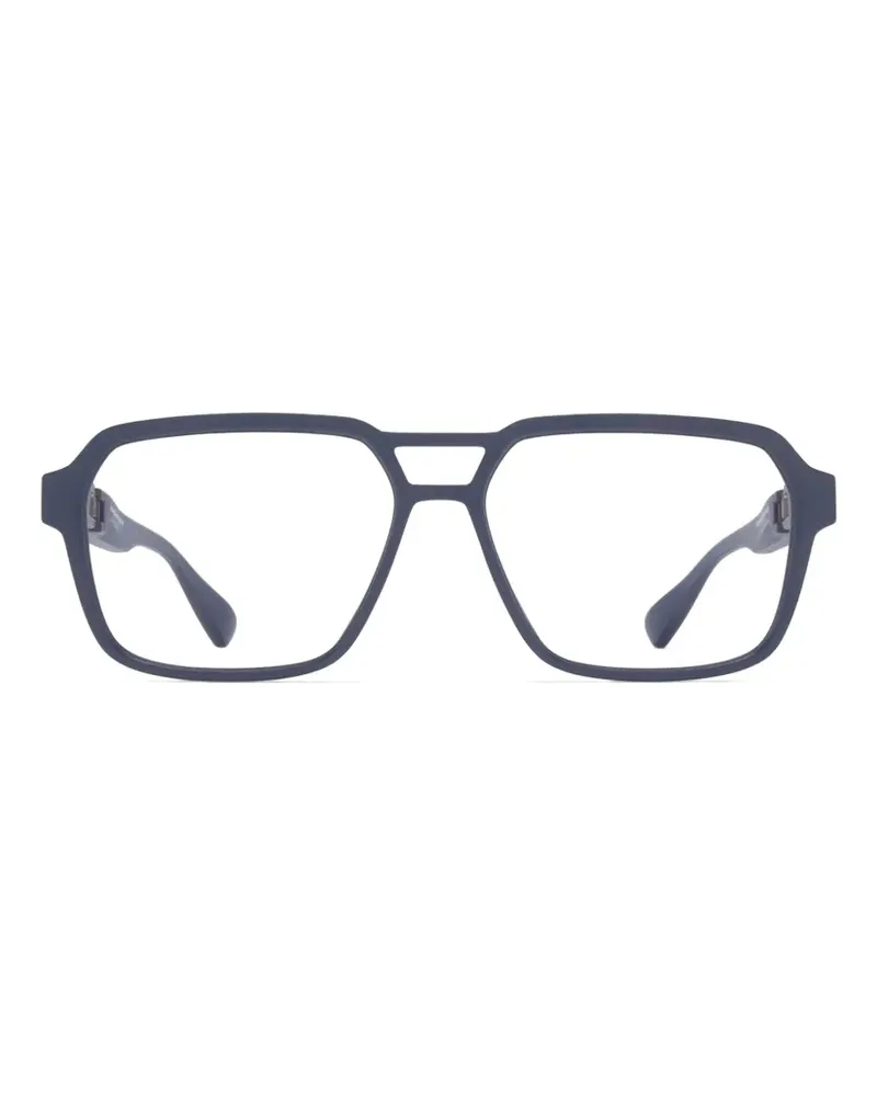 Mykita Raider Brille mit geometrischem Gestell - Blau Blau