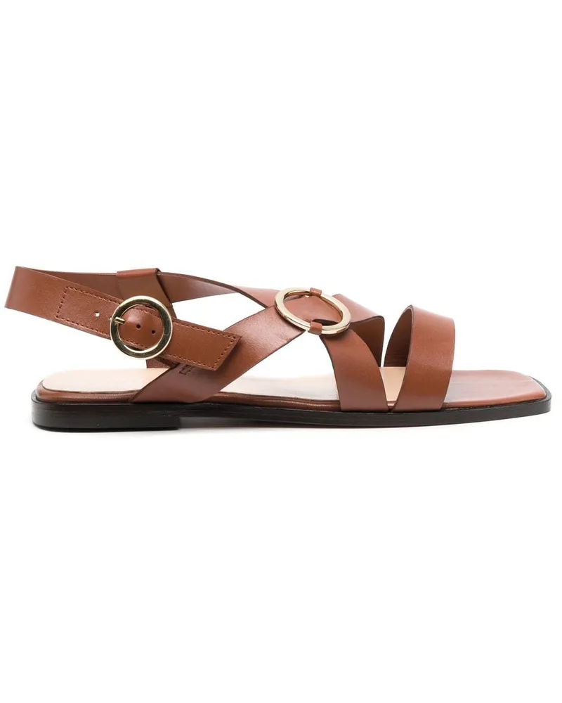 Tila March Gab Sandalen Braun