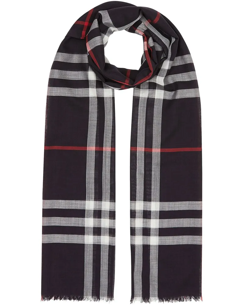Burberry Leichter Schal mit Karomuster - Braun Braun