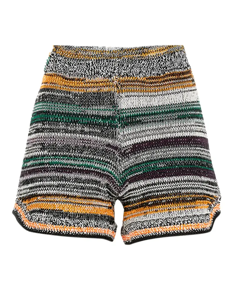 Miista striped shorts - Schwarz Schwarz