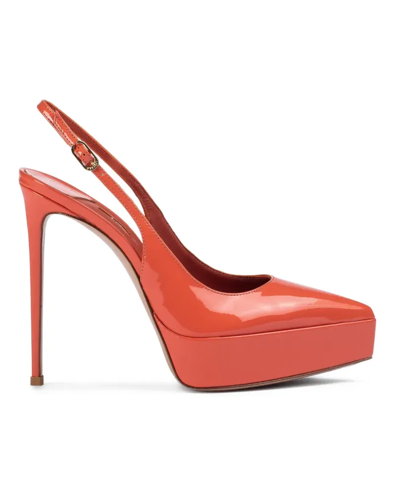 Le Silla Uma Slingback-Sandalen mit Absatz - Orange Orange
