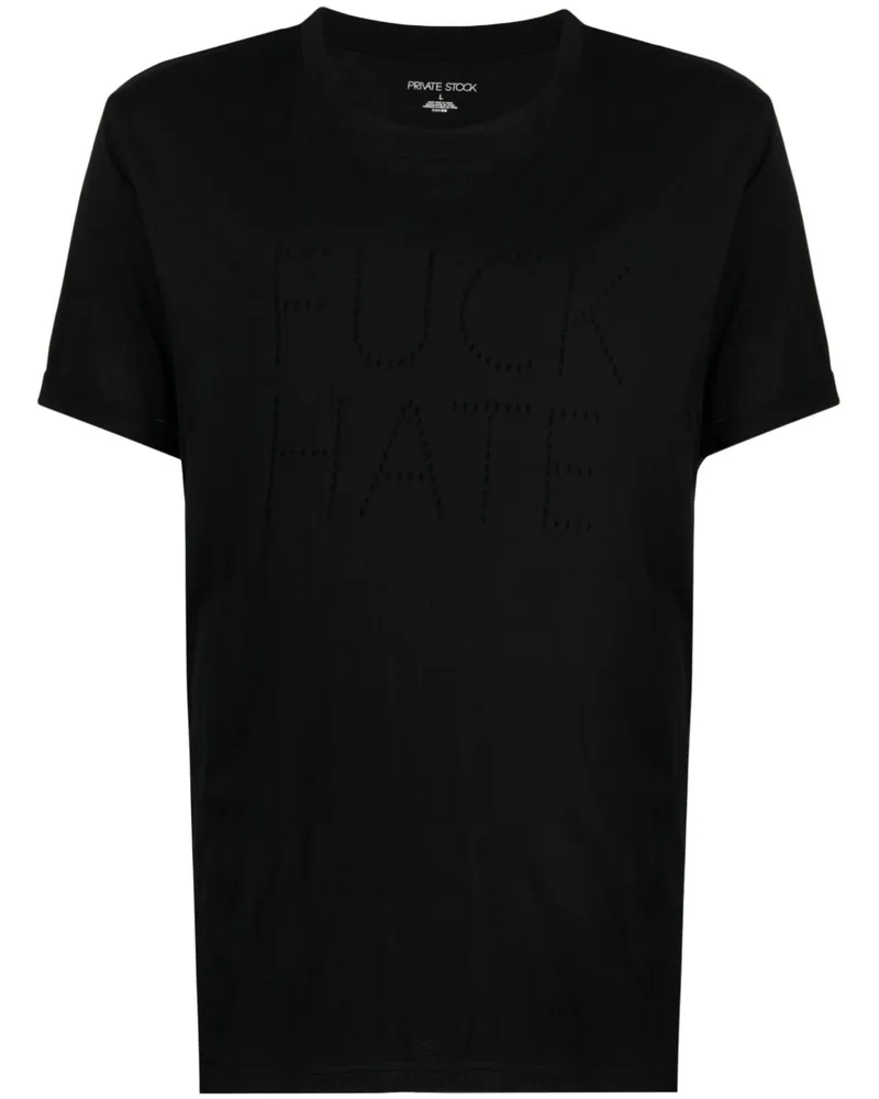 PRIVATE STOCK The Haine T-Shirt Schwarz