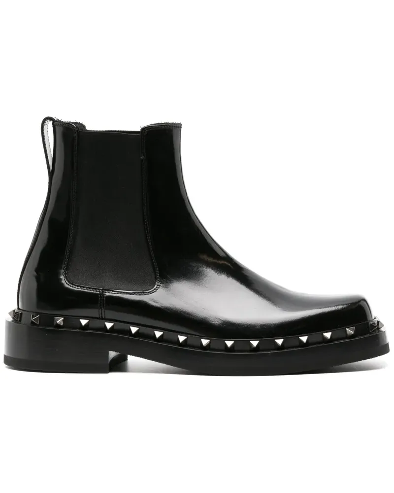 Valentino Garavani M-Way Rockstud Beatle Stiefel - Schwarz Schwarz