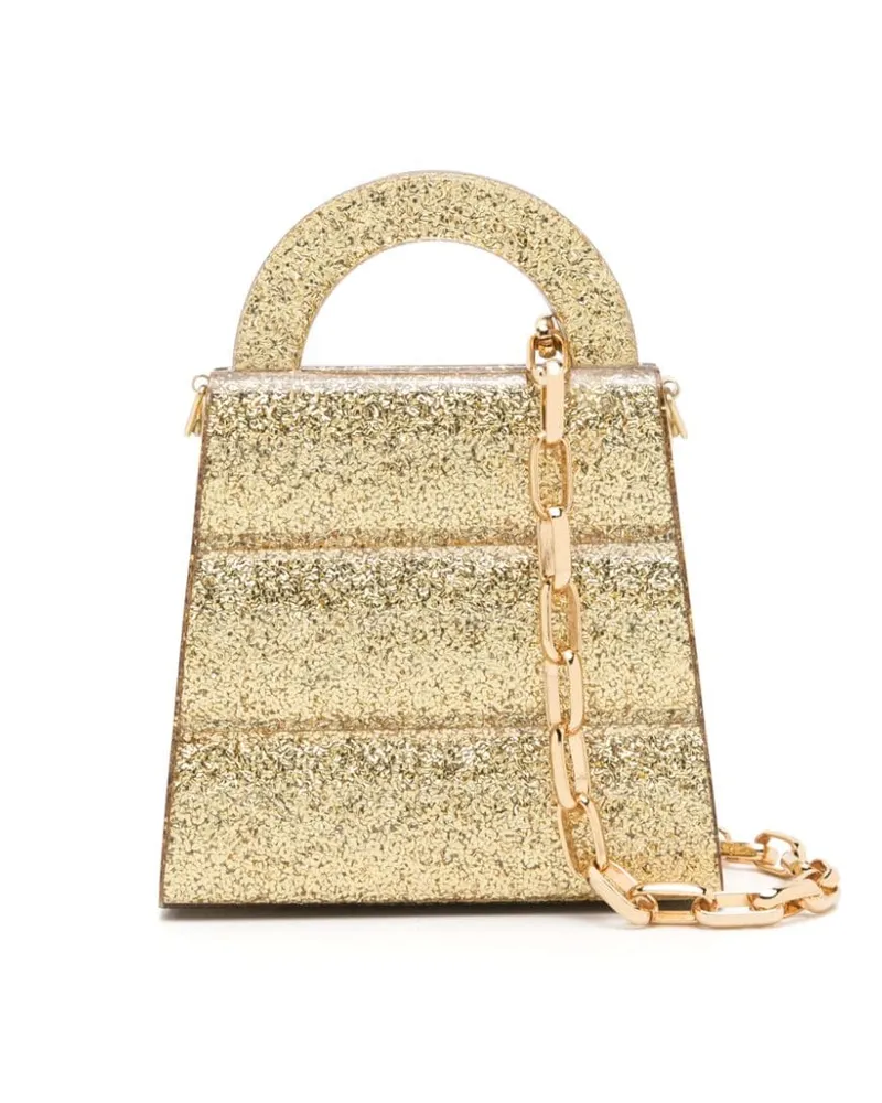 ESTILÉ Belly Dazzled Glitter Mini-Tasche Gelb