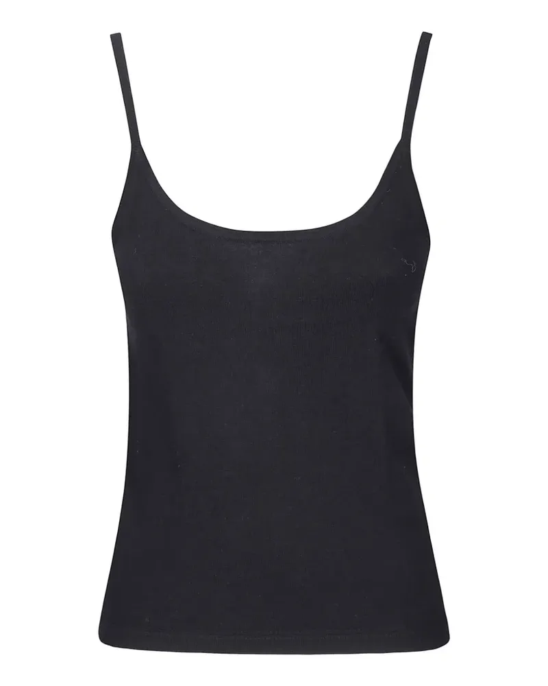 extreme cashmere Britney Oberteil mit U-Ausschnitt - Schwarz Schwarz