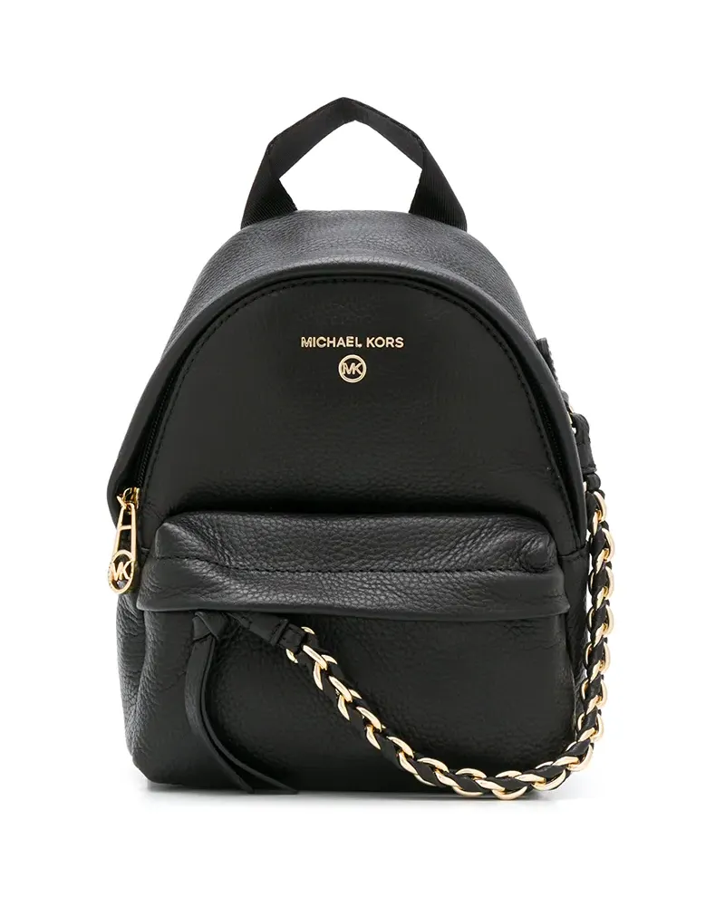 Michael Kors Rucksack mit Logo - Schwarz Schwarz