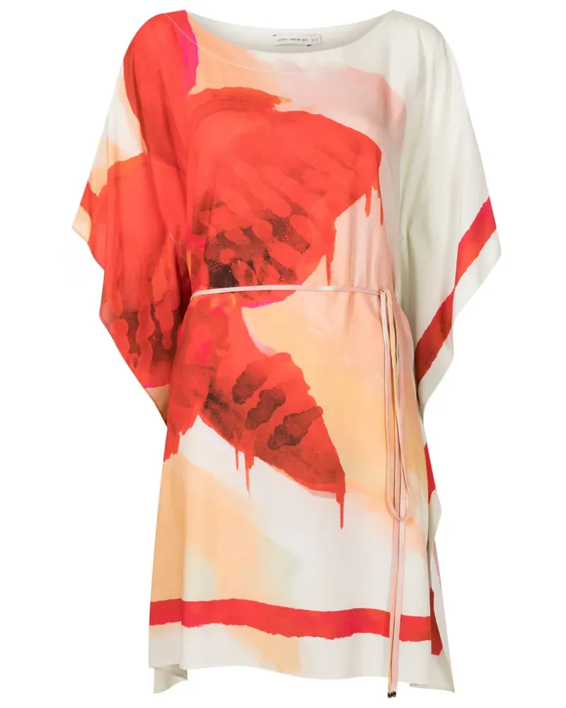 Lenny Niemeyer Minikleid mit Malerei-Print - Orange Orange