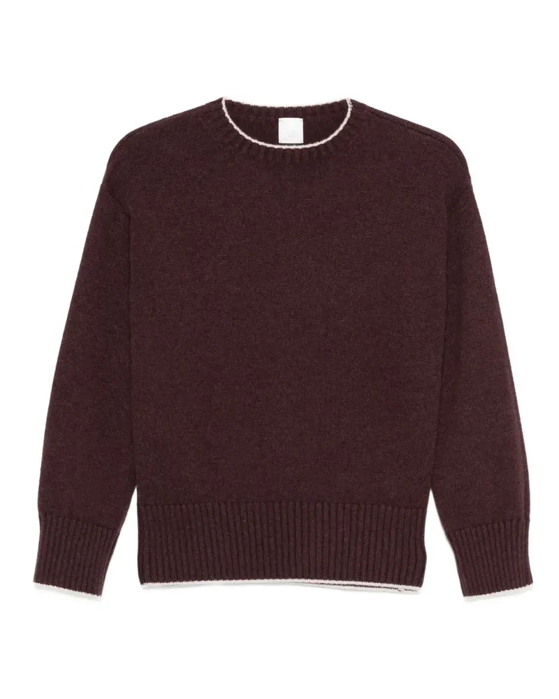 Eleventy Pullover mit Kontrastdetails - Violett Violett