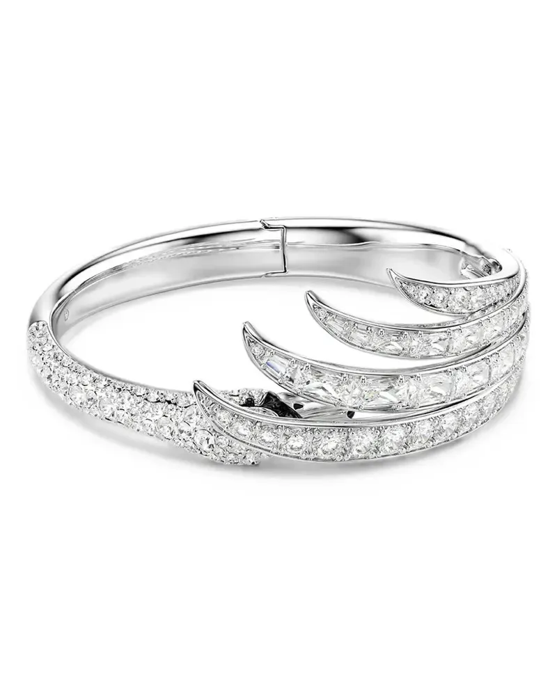 Swarovski Swan crystal-embellished bracelet - Silber Silber