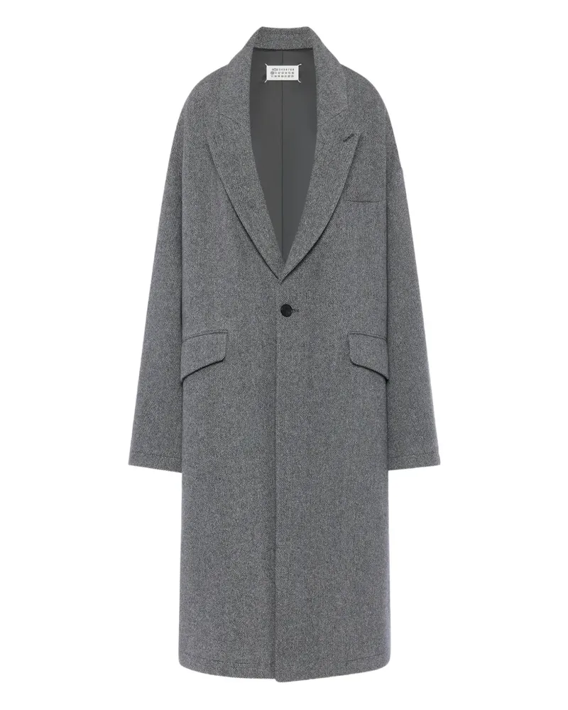 Maison Margiela single-breasted coat - Grau Grau