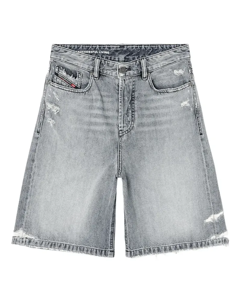 Diesel De-Sire-Short distressed-finish shorts - Grau Grau