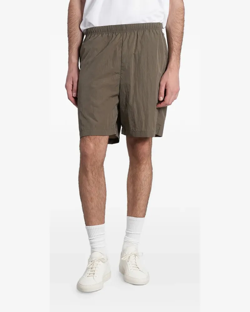 ATTACHMENT elasticated-waistband shorts - Grün Grün
