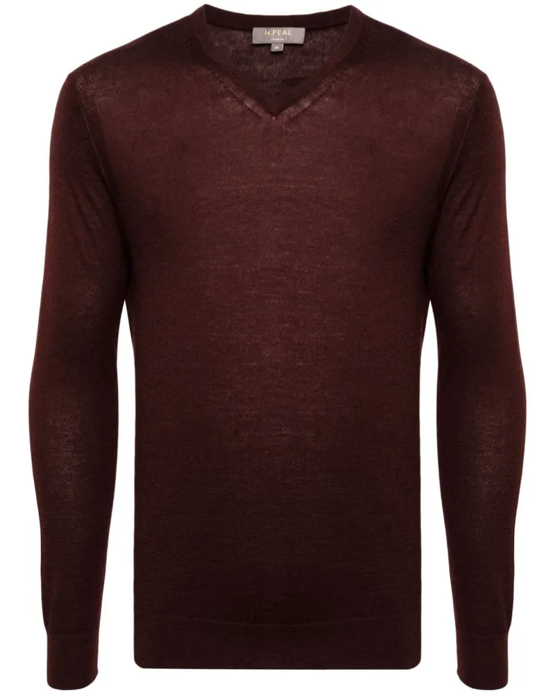 N.Peal Fein gestrickter Conduit Pullover - Braun Braun