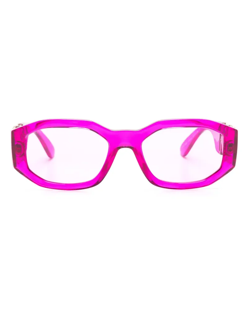 Versace Eckiges Medusa Biggie Brillengestell - Rosa Rosa