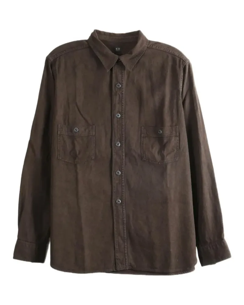 Taiga Takahashi long-sleeve shirt - Braun Braun