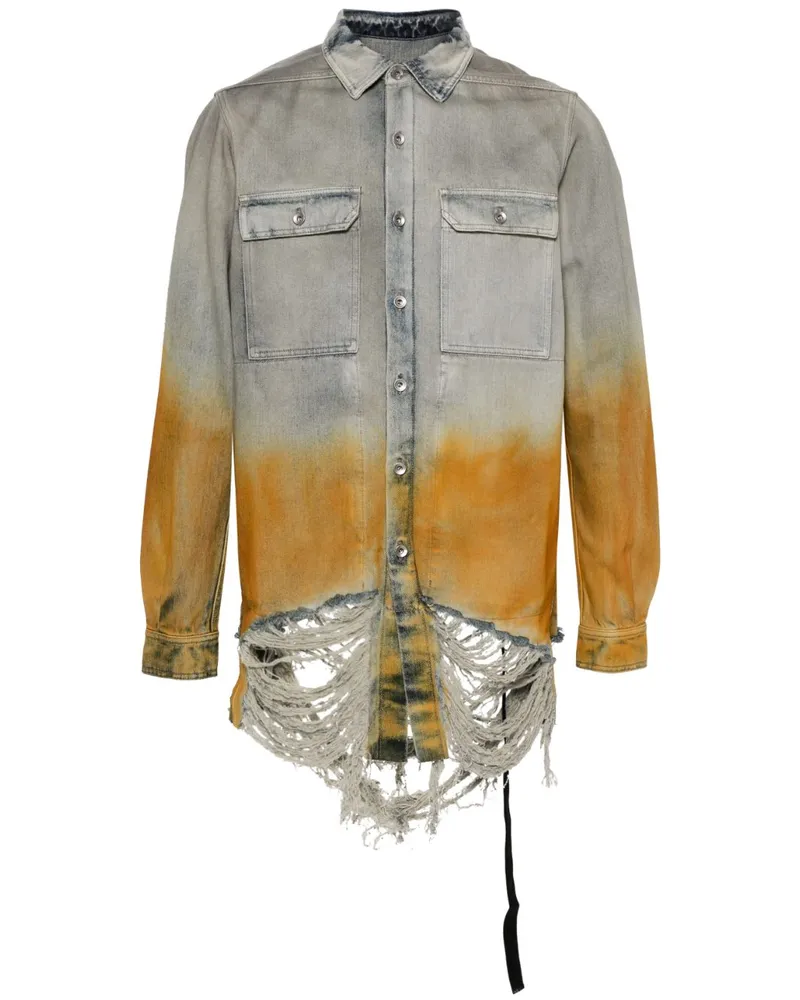 DRKSHDW by Rick Owens Outershirt Jeansjacke - Blau Blau
