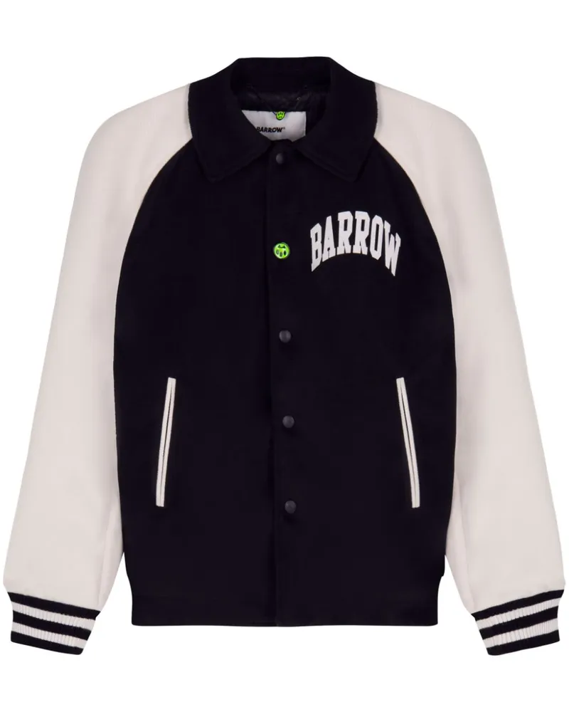 BARROW Collegejacke mit Logo-Print - Schwarz Schwarz