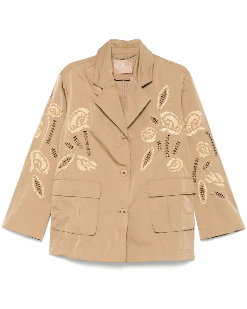 Ermanno Scervino Jacke mit Stickerei - Nude Nude