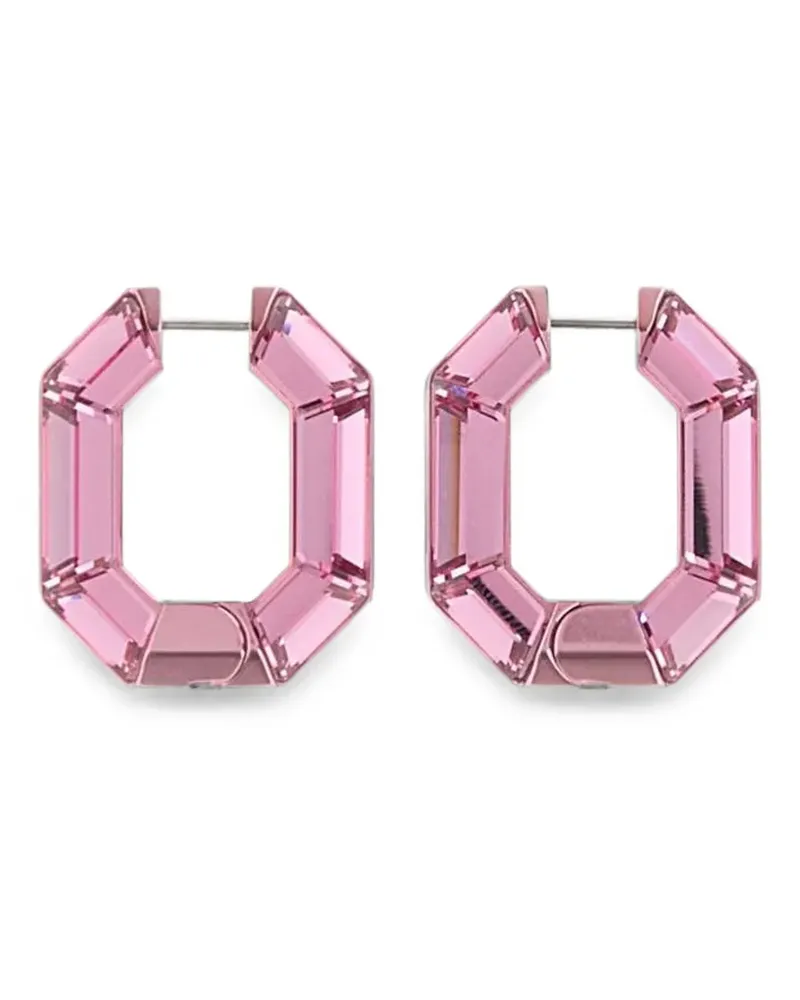 Swarovski Lucent crystal hoop earrings - Rosa Rosa