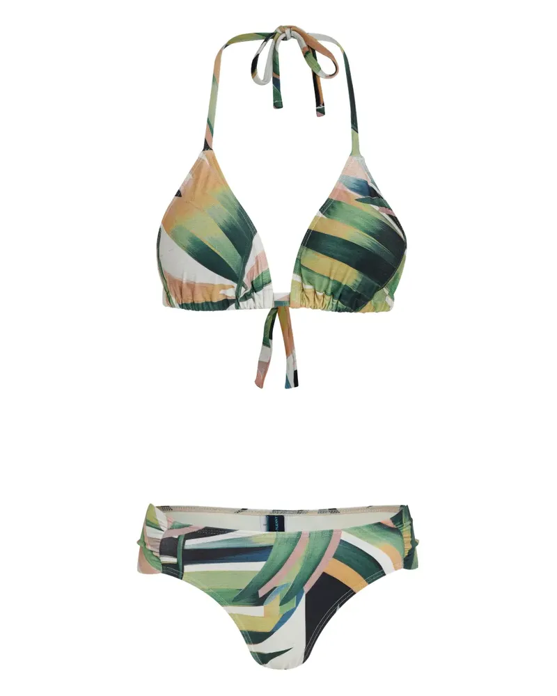 Lygia & Nanny Bikini mit geometrischem Muster - Grün Grün