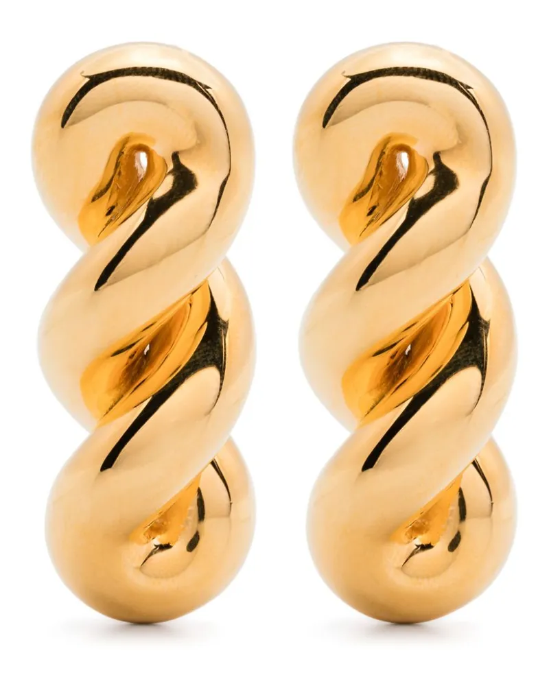 UNCOMMON MATTERS Long Twist Ohrringe - Gold Gold