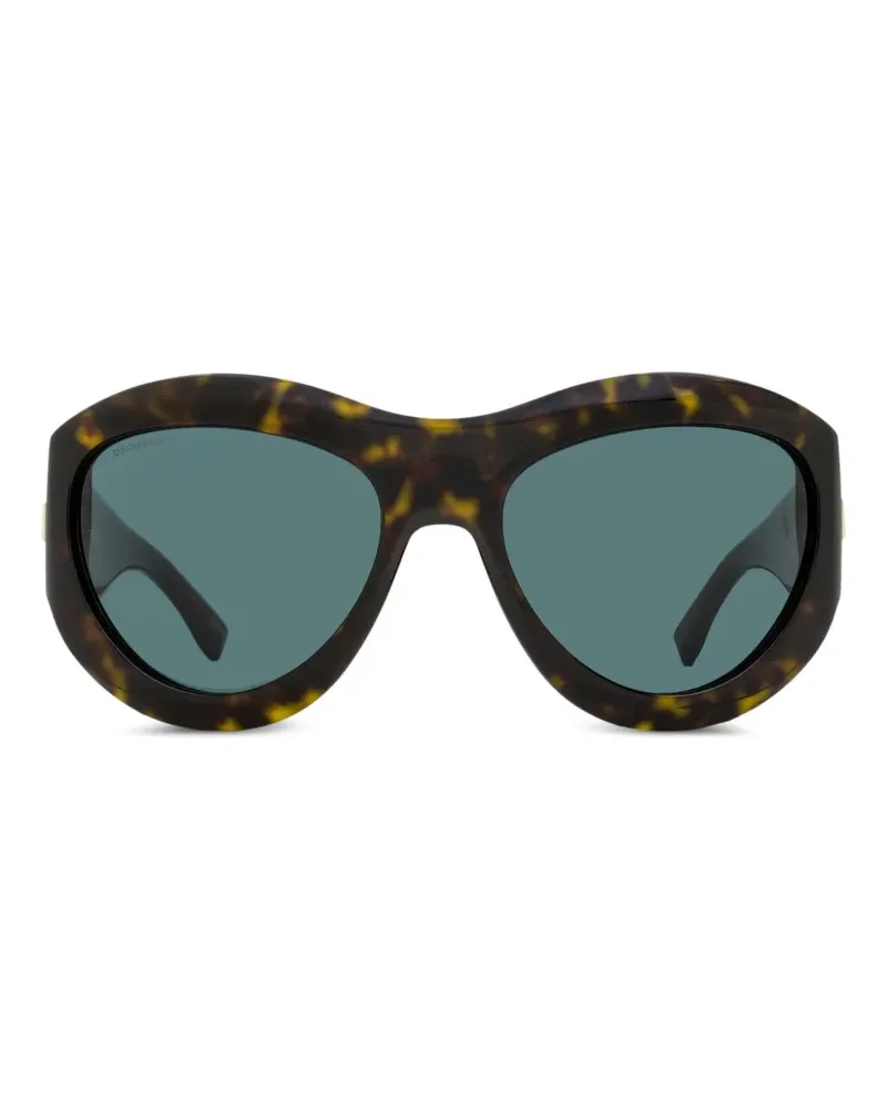 Dsquared2 Sonnenbrille mit ovalem Gestell - Braun Braun