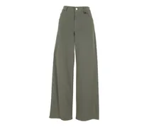 Weite Hose mit Sternanhänger - Grün