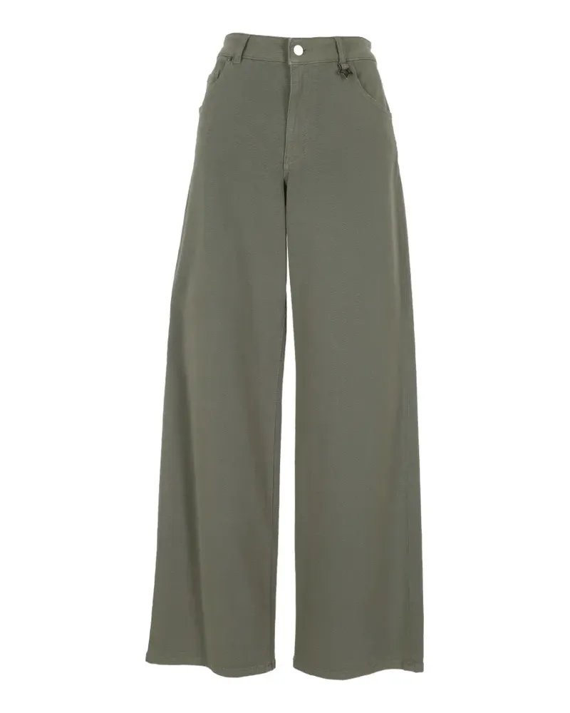 Lorena Antoniazzi star-charm wide-leg trousers - Grün Grün