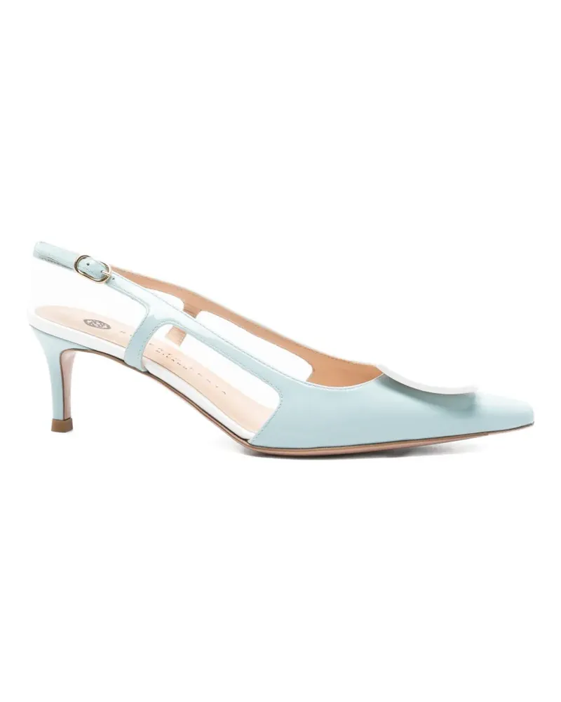 FESTA Milano Kimera Pumps mit eckiger Kappe - Blau Blau