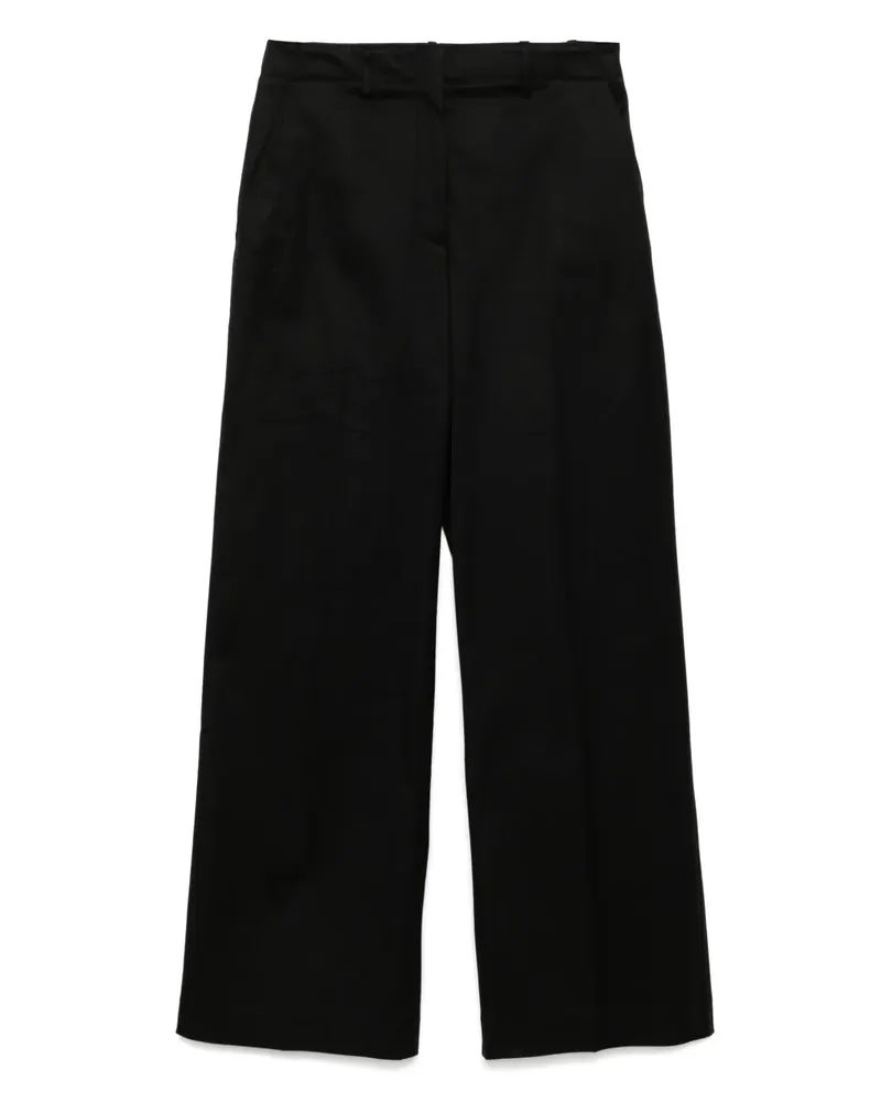 Theory Hose mit geradem Bein - Schwarz Schwarz