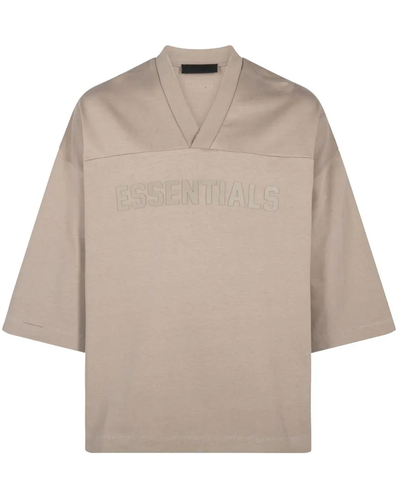 Fear of God T-Shirt mit Logo-Prägung - Nude Nude