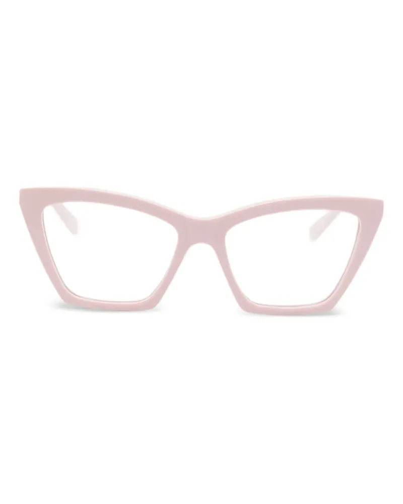 Alexander McQueen Brille mit Cat-Eye-Gestell - Rosa Rosa